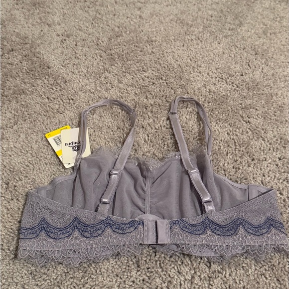 Wacoal b.tempt’d Purple Lace Bra with Scalloped Trim - Picture 8 of 13